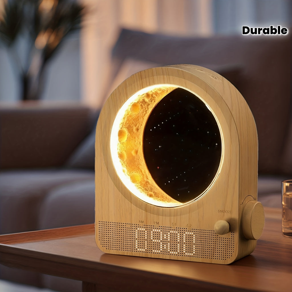 Soothing Alarm Clock Dual Alarm Clock & White Noise Machine with 10 Soothing Sounds | 30\u002F60\u002F90min Timer, Touchscreen Bedside & Moonlight - Cable Included, Durable - Gift for Women\u002FAdults