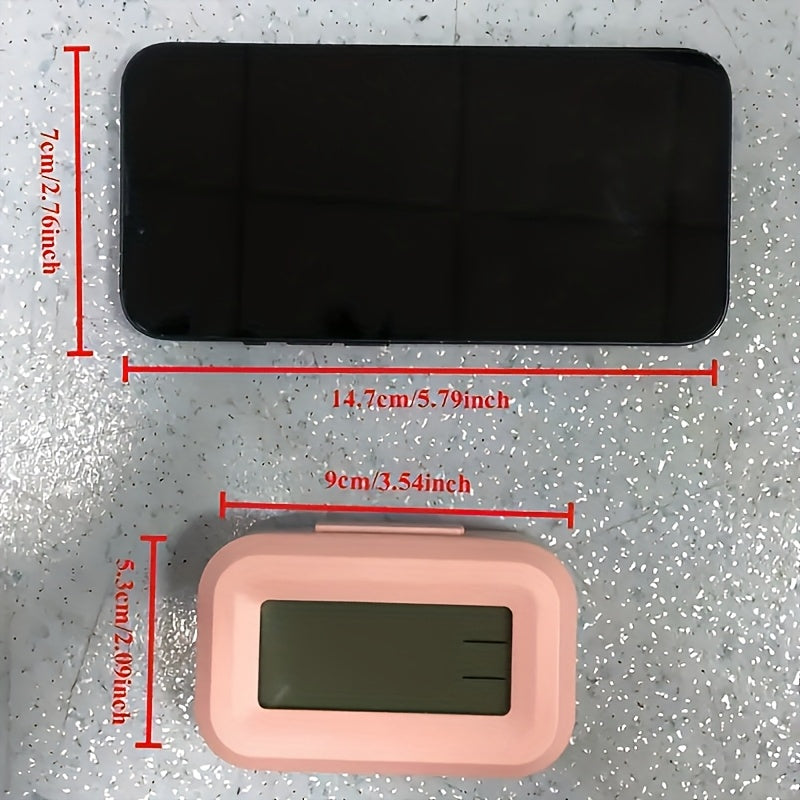 Hello Kitty Alarm Clock Sanrio Hello Kitty Large Pink Screen Alarm Clock | Cute Anime Night Light Desktop Decoration, Perfect for Dormitories and Bedrooms, Enchanting Gift Ideas, Cute Bow Design with Stickers, DIY Your Favorite Appearance