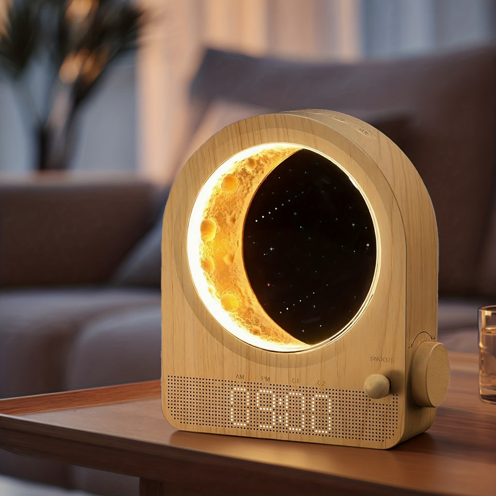 Soothing Alarm Clock Dual Alarm Clock & White Noise Machine with 10 Soothing Sounds | 30\u002F60\u002F90min Timer, Touchscreen Bedside & Moonlight - Cable Included, Durable - Gift for Women\u002FAdults